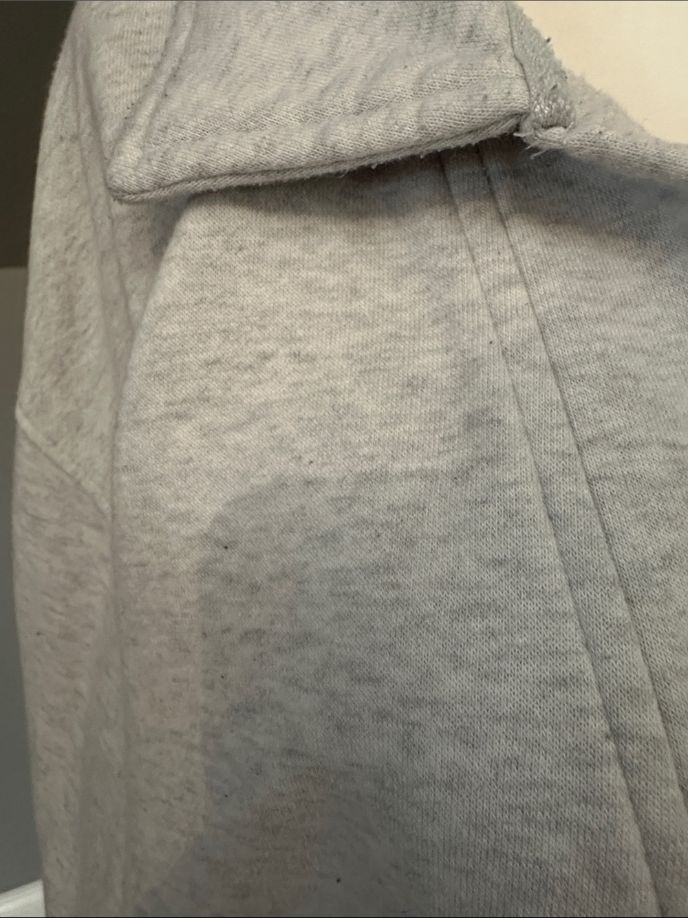 Universal Thread Light Gray Collared V-Neck Pullover - Picture 2 of 5